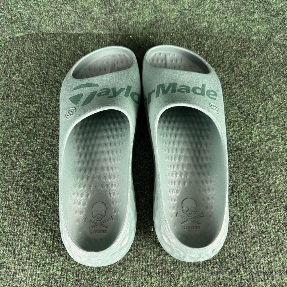G Fore Taylormade G/slide Street Slides Sandals Unisex Sage Green Men’s Size 9